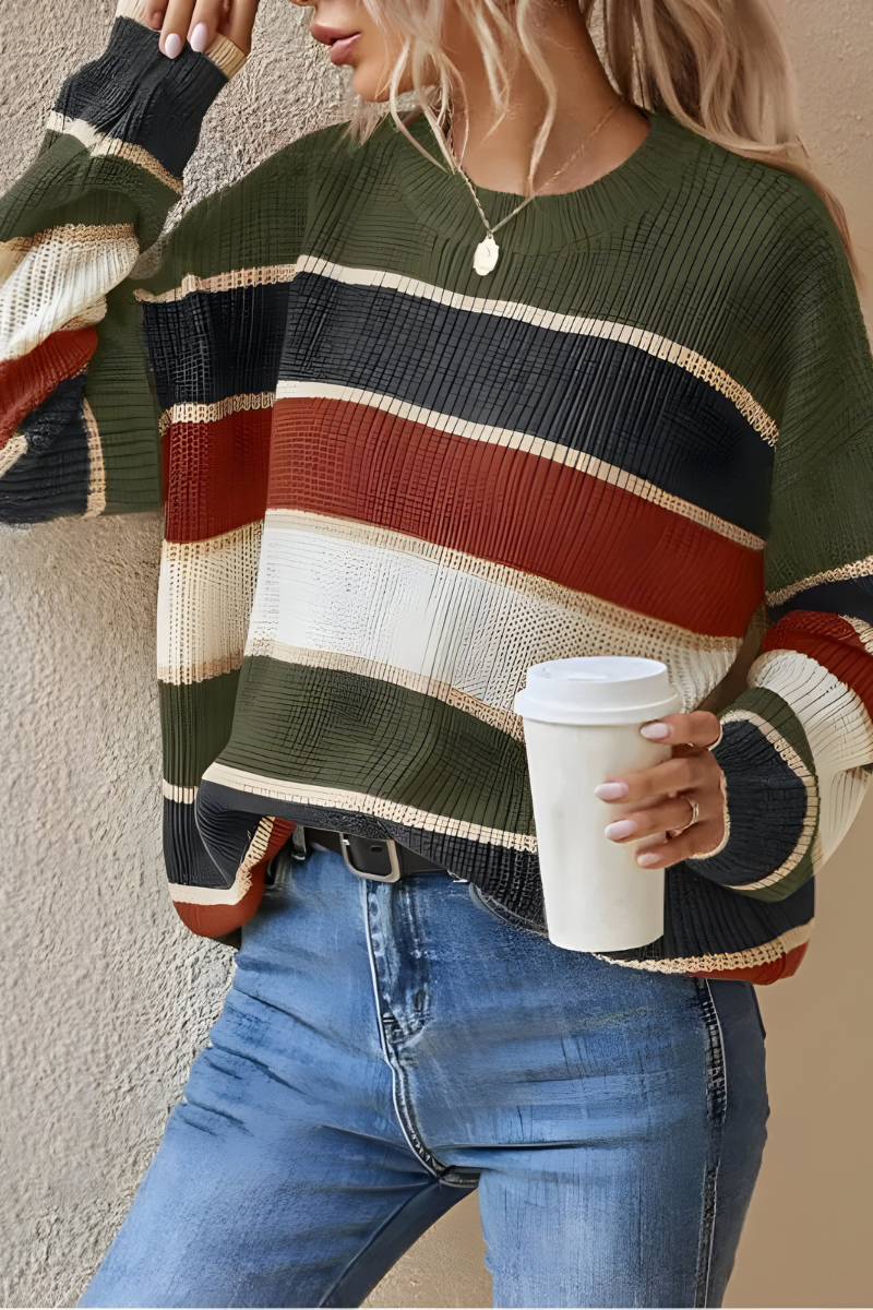 Lina™ | Dzianinowy Sweter Jesienny