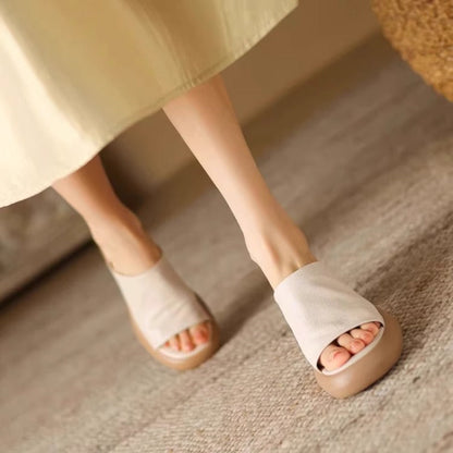 Evie™ | Ortopedyczne Wygodne Klapki na Obcasie