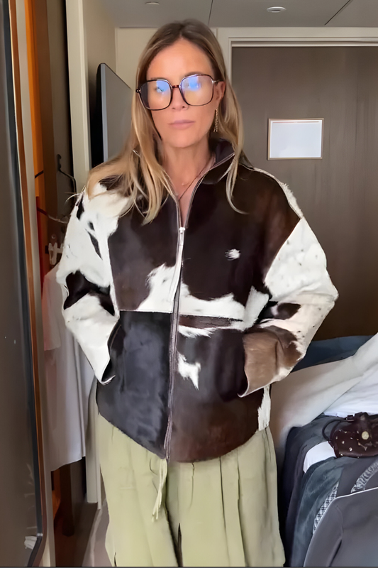 Mael™ | Stylowa kurtka z wzorem i zamkiem