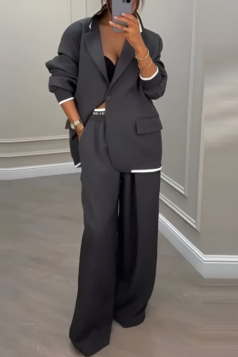 Esra™ | Stylowy, luźny zestaw marynarki