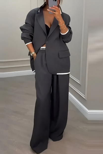 Esra™ | Stylowy, luźny zestaw marynarki