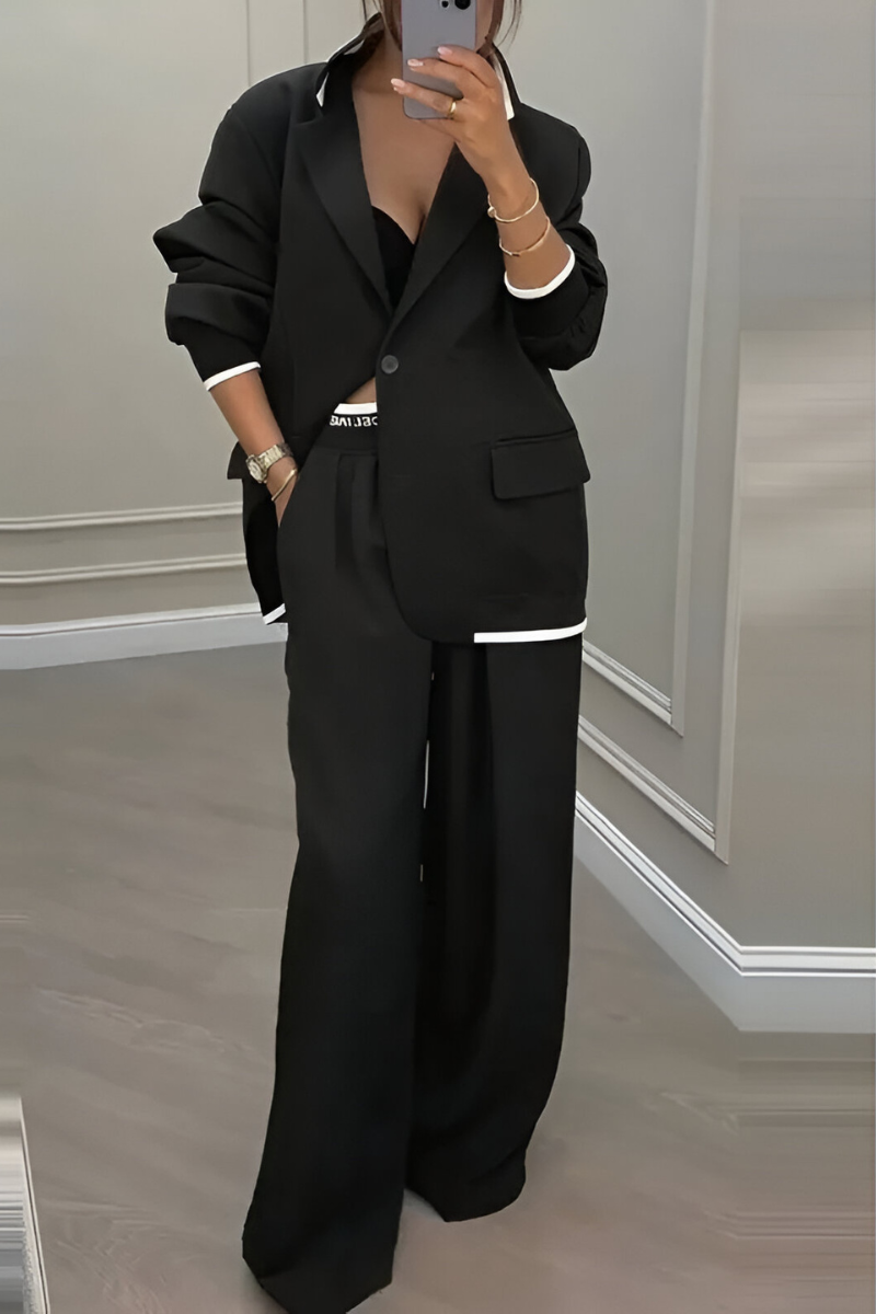 Esra™ | Stylowy, luźny zestaw marynarki