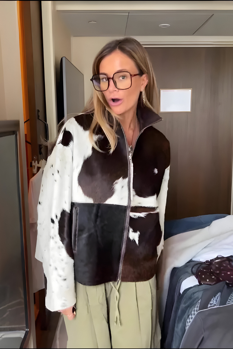 Mael™ | Stylowa kurtka z wzorem i zamkiem