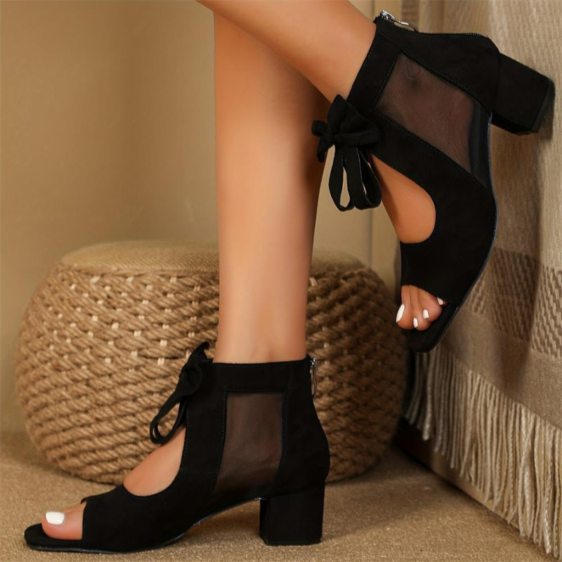 Ezra™ | Ortopedyczne Blokowe Obcasy z Kokardką