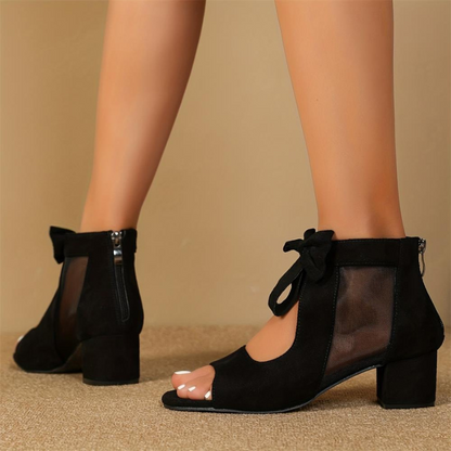 Ezra™ | Ortopedyczne Blokowe Obcasy z Kokardką