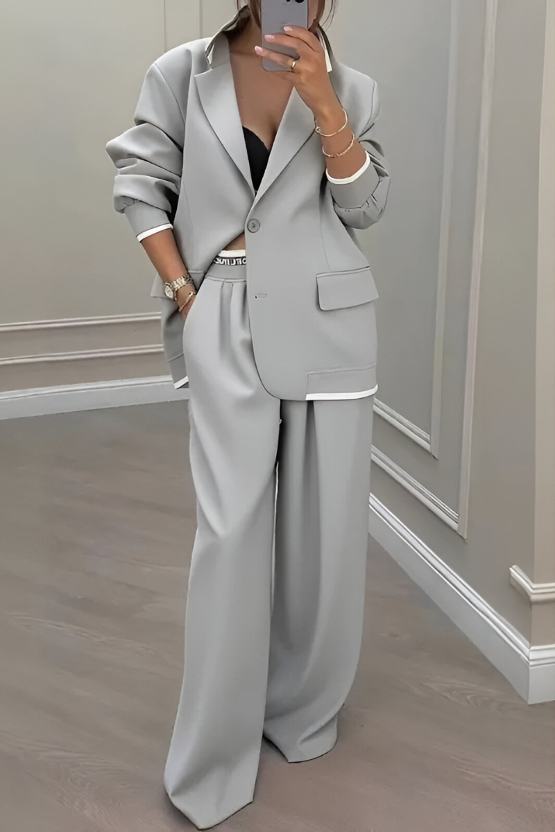 Esra™ | Stylowy, luźny zestaw marynarki