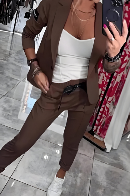 Neris™ | Elegancki nowoczesny garnitur dwuczęściowy