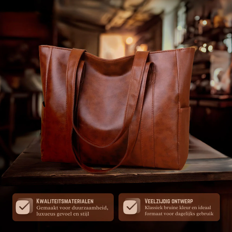 Ponadczasowa Elegancja Marthy | Klasyczna Torba z Wegetariańskiej Skóry