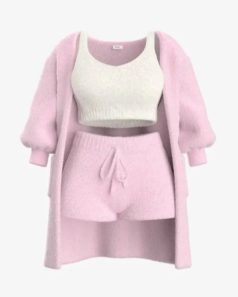 Lucia’s™ | Wygodny 3-częściowy zestaw piżamowy