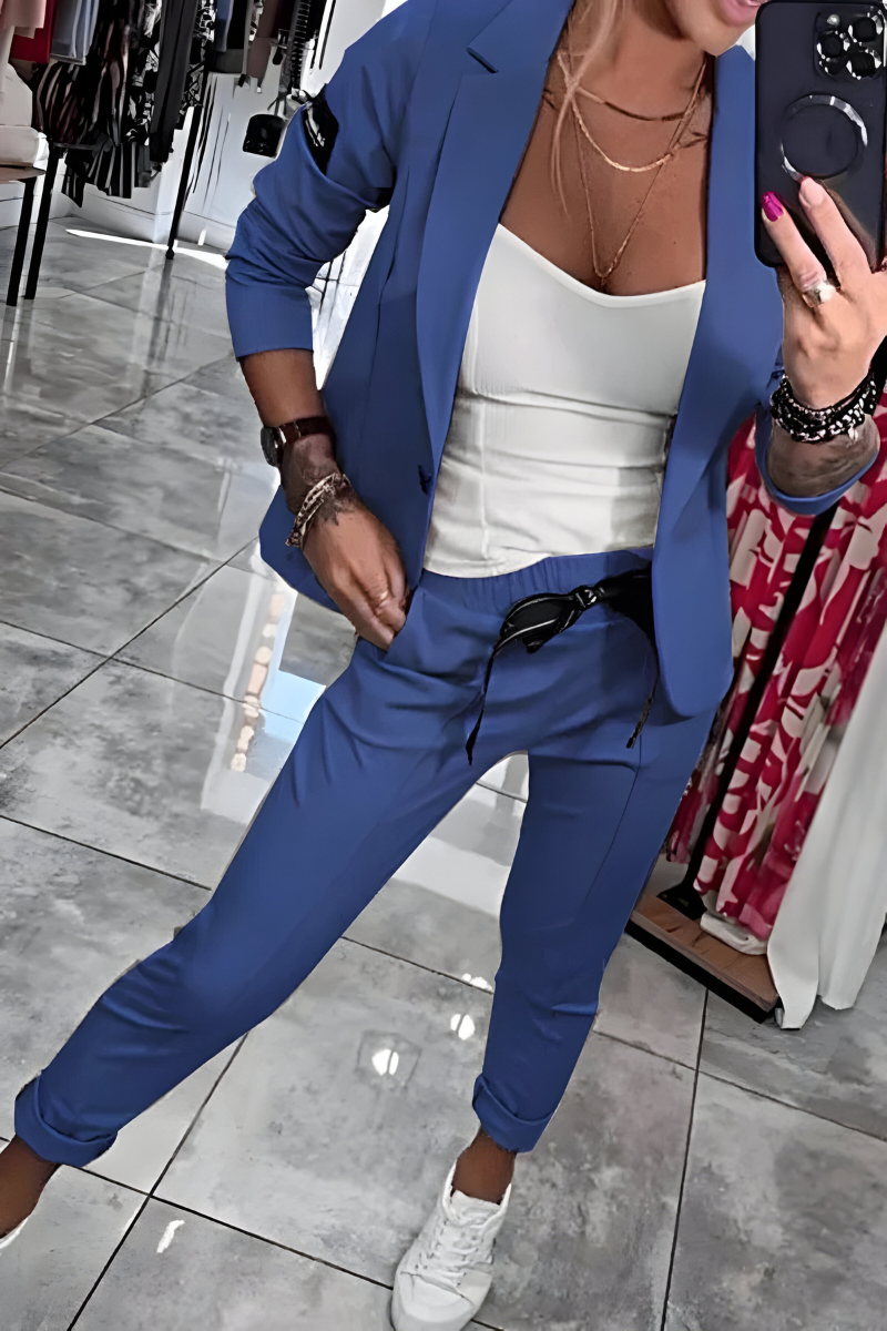 Neris™ | Elegancki nowoczesny garnitur dwuczęściowy