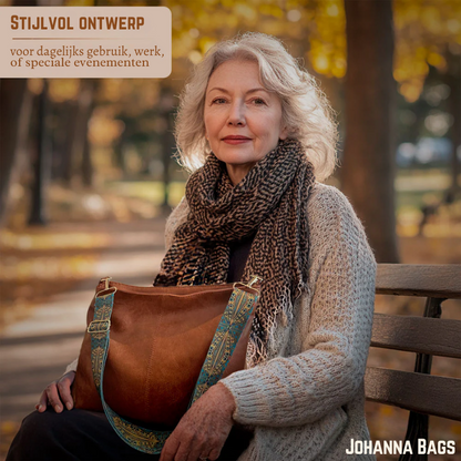 Vintage Charm Chelsey | Torba na ramię z wegańskiej skóry