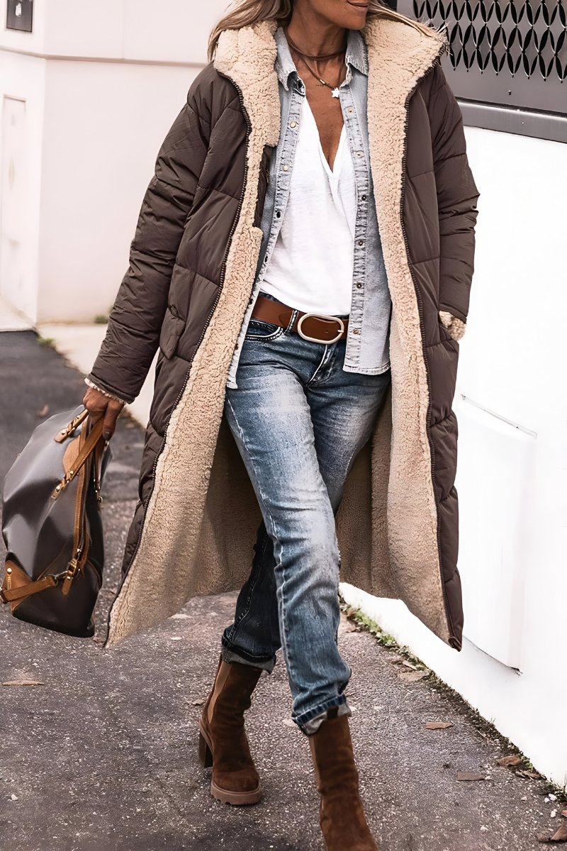 Joni™ | Elegancka, gruba pikowana kurtka