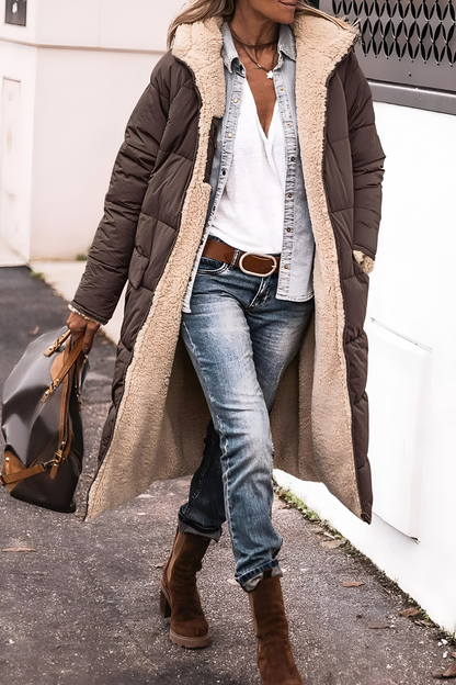 Joni™ | Elegancka, gruba pikowana kurtka