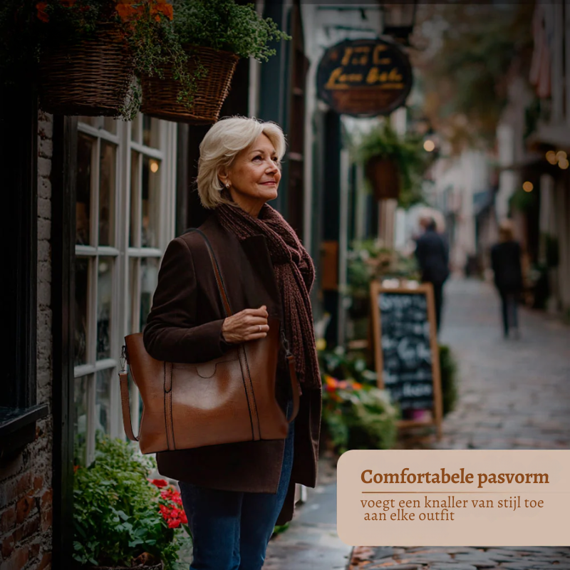 Ulubiony Nicole | Vintage Torebka na Ramię z Wegetariańskiej Skóry