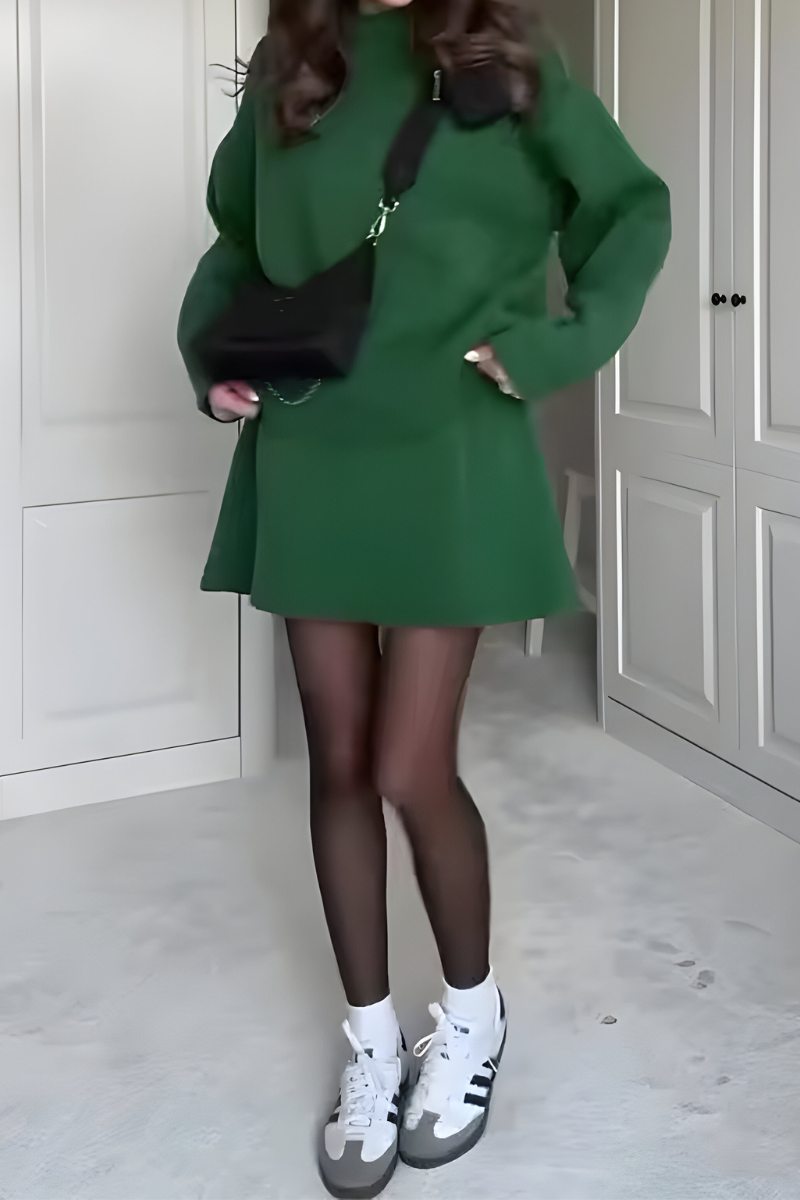 Mirea™ | Elegancki, dzianinowy zestaw dwuczęściowy