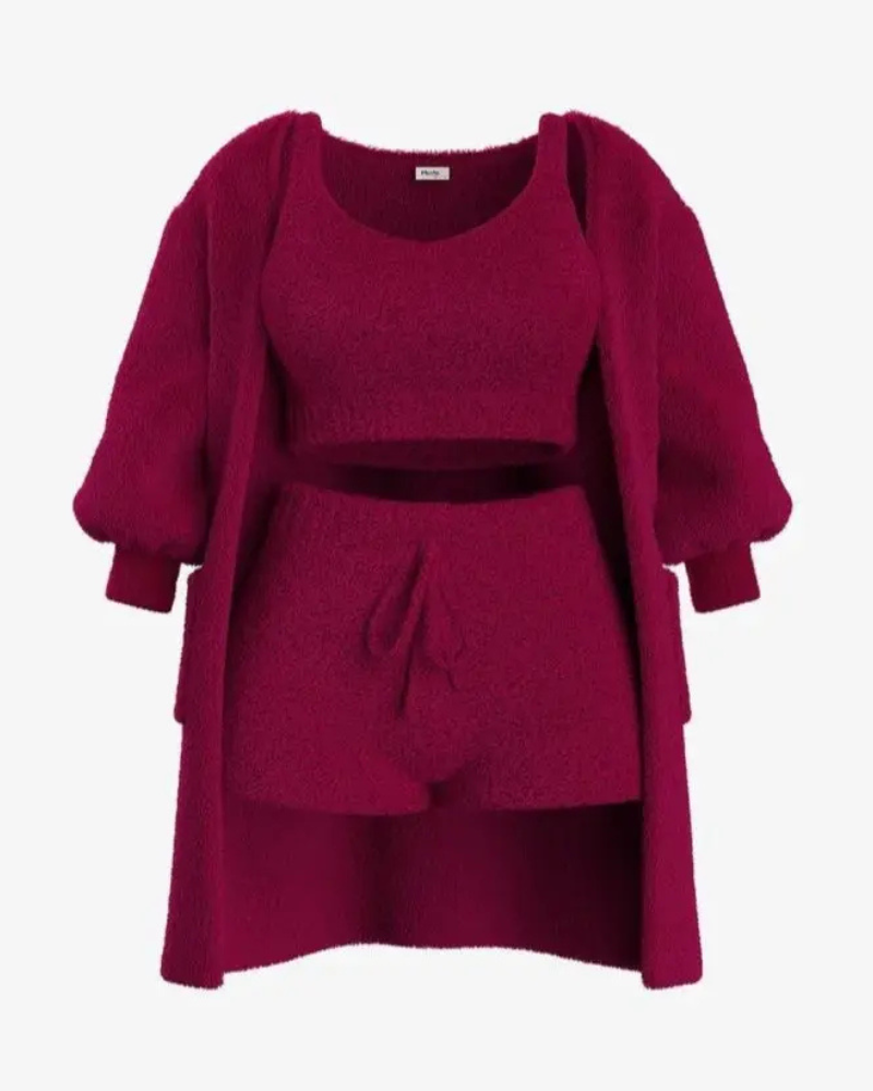 Lucia’s™ | Wygodny 3-częściowy zestaw piżamowy