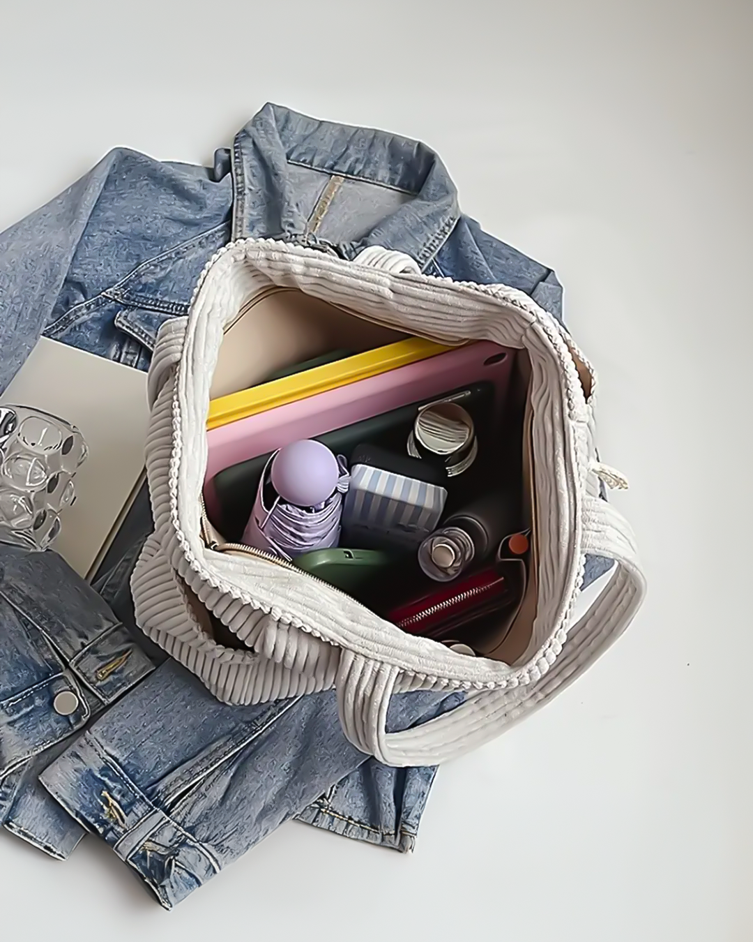 Lea™  | Torba z plisowanym detalem