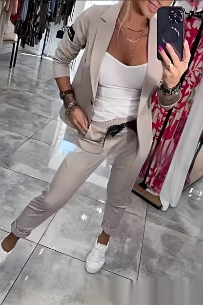 Neris™ | Elegancki nowoczesny garnitur dwuczęściowy