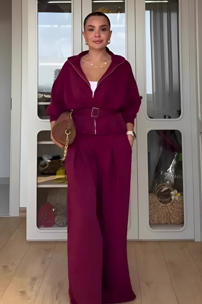 Lavi™ | Nowoczesny dopasowany dwuczęściowy zestaw