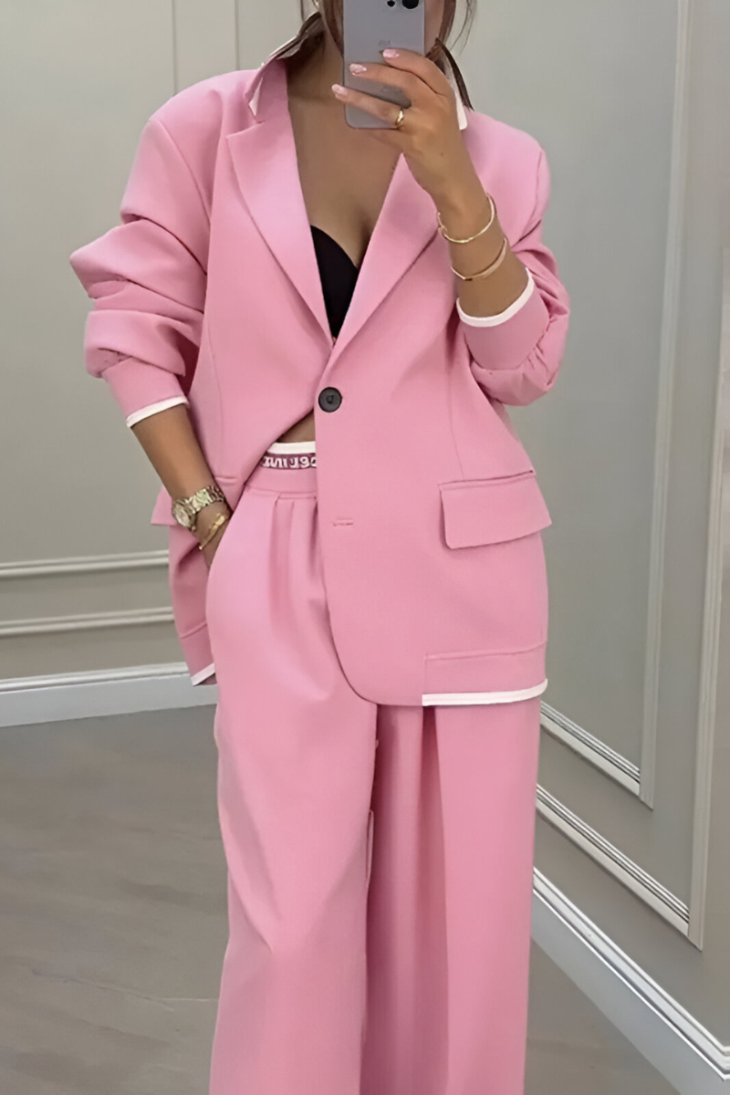 Esra™ | Stylowy, luźny zestaw marynarki