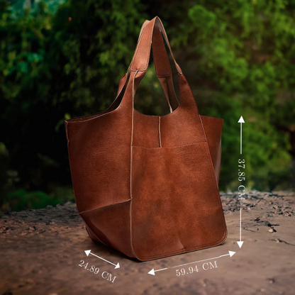 Laura’s Ponadczasowy Styl | Vintage Torebka z Wegetariańskiej Skóry