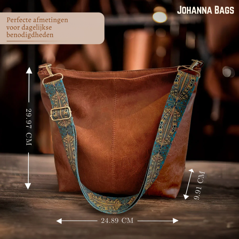 Vintage Charm Chelsey | Torba na ramię z wegańskiej skóry