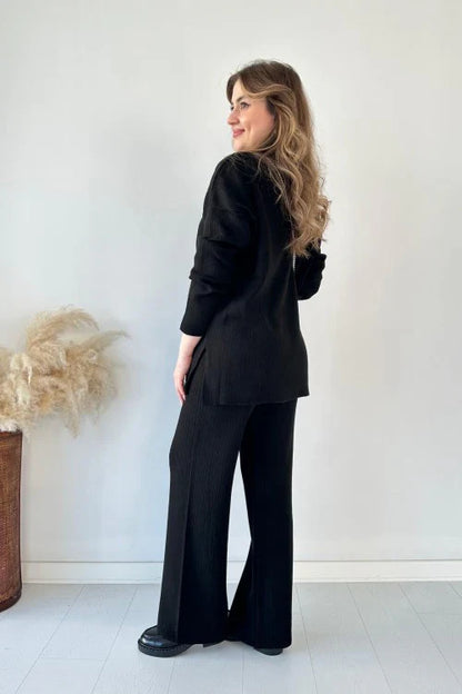 Nara™ | Stylowy, dzianinowy zestaw wypoczynkowy