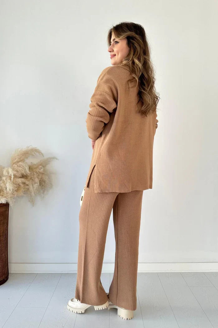 Nara™ | Stylowy, dzianinowy zestaw wypoczynkowy