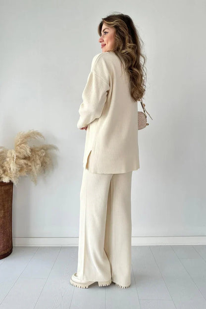 Nara™ | Stylowy, dzianinowy zestaw wypoczynkowy