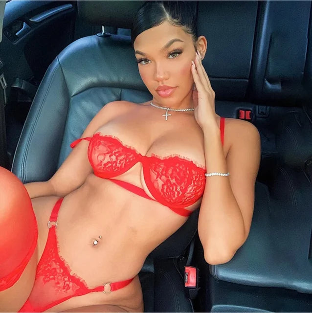 Léa™ | Luksusowy 2-częściowy włoski zestaw bielizny