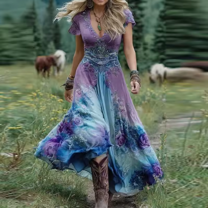 Noraya™ | Stylowa sukienka boho inspirowana vintage