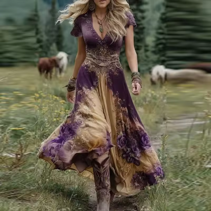 Noraya™ | Stylowa sukienka boho inspirowana vintage