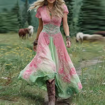 Noraya™ | Stylowa sukienka boho inspirowana vintage