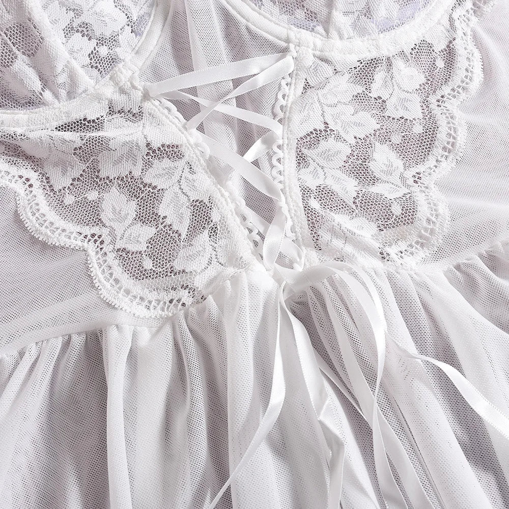 Nova™ | Elegancka nocna koszula z kwiatowym wzorem