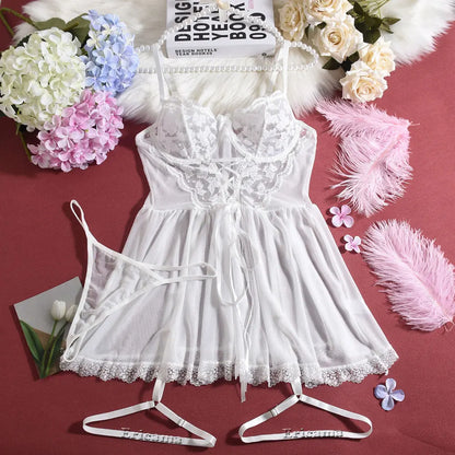 Nova™ | Elegancka nocna koszula z kwiatowym wzorem